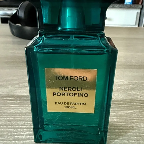 Tom Ford Neroli Portofino Eau de Perfum 100 ml 3.4 fl. Oz. Perfume Teal and Gold - Picture 2 of 4